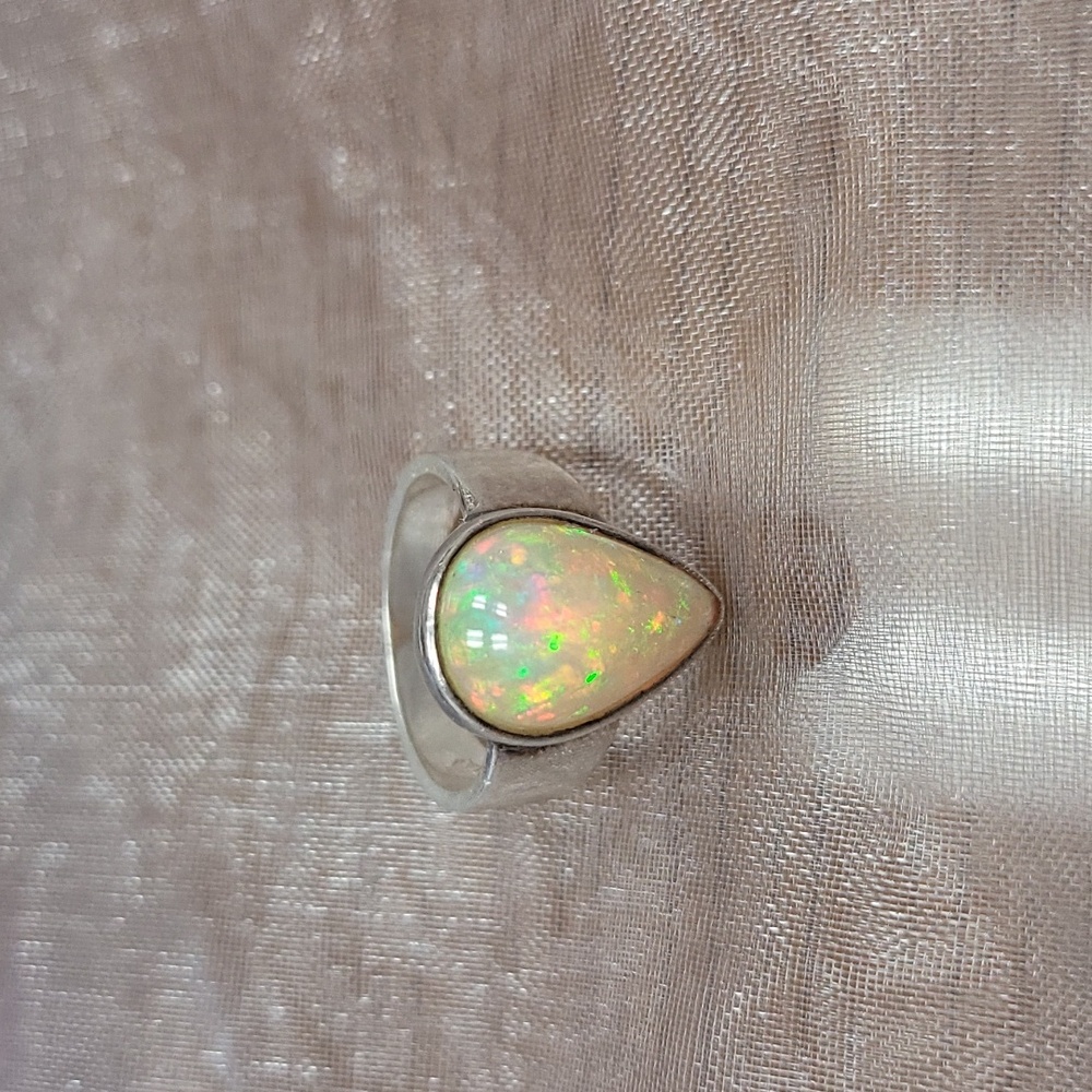 Fire Opal Ring - image 2